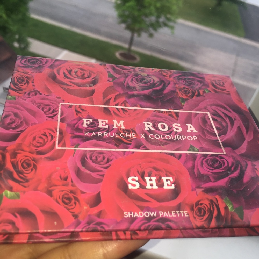 Fem Rosa “SHE” colourpop eyeshadow palette